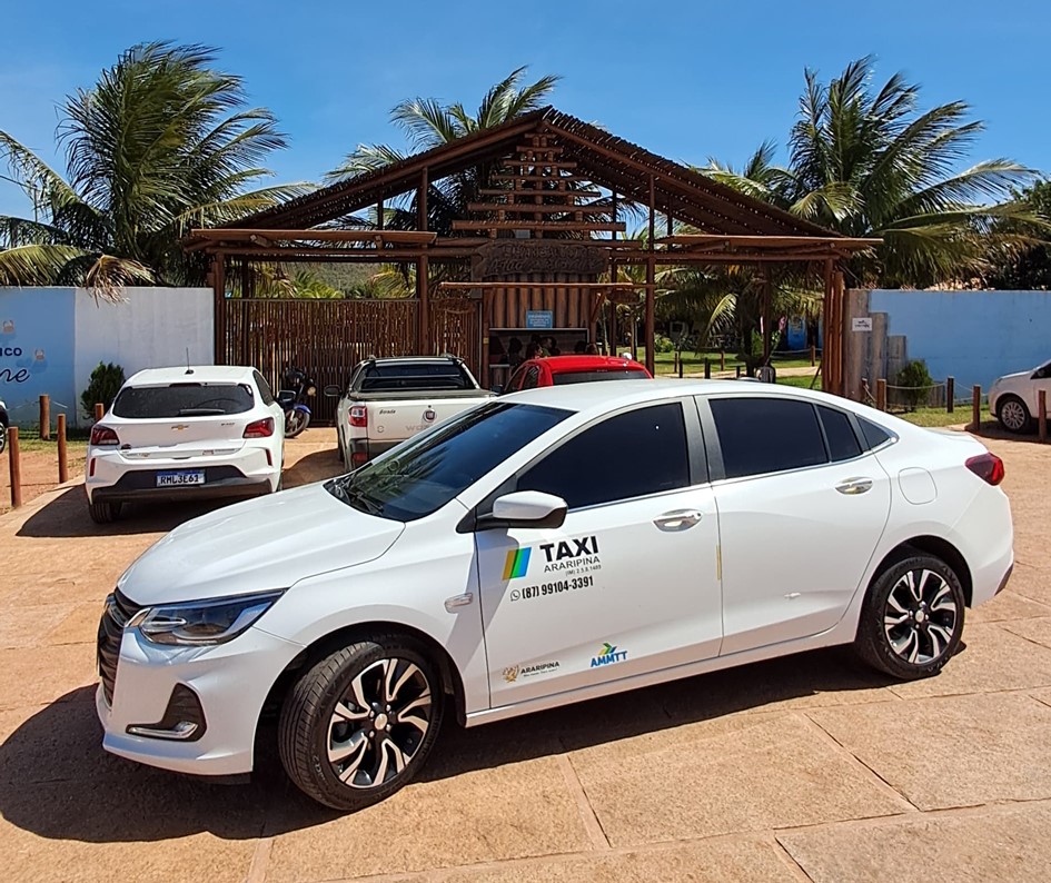 Táxi no Centro da Cidade